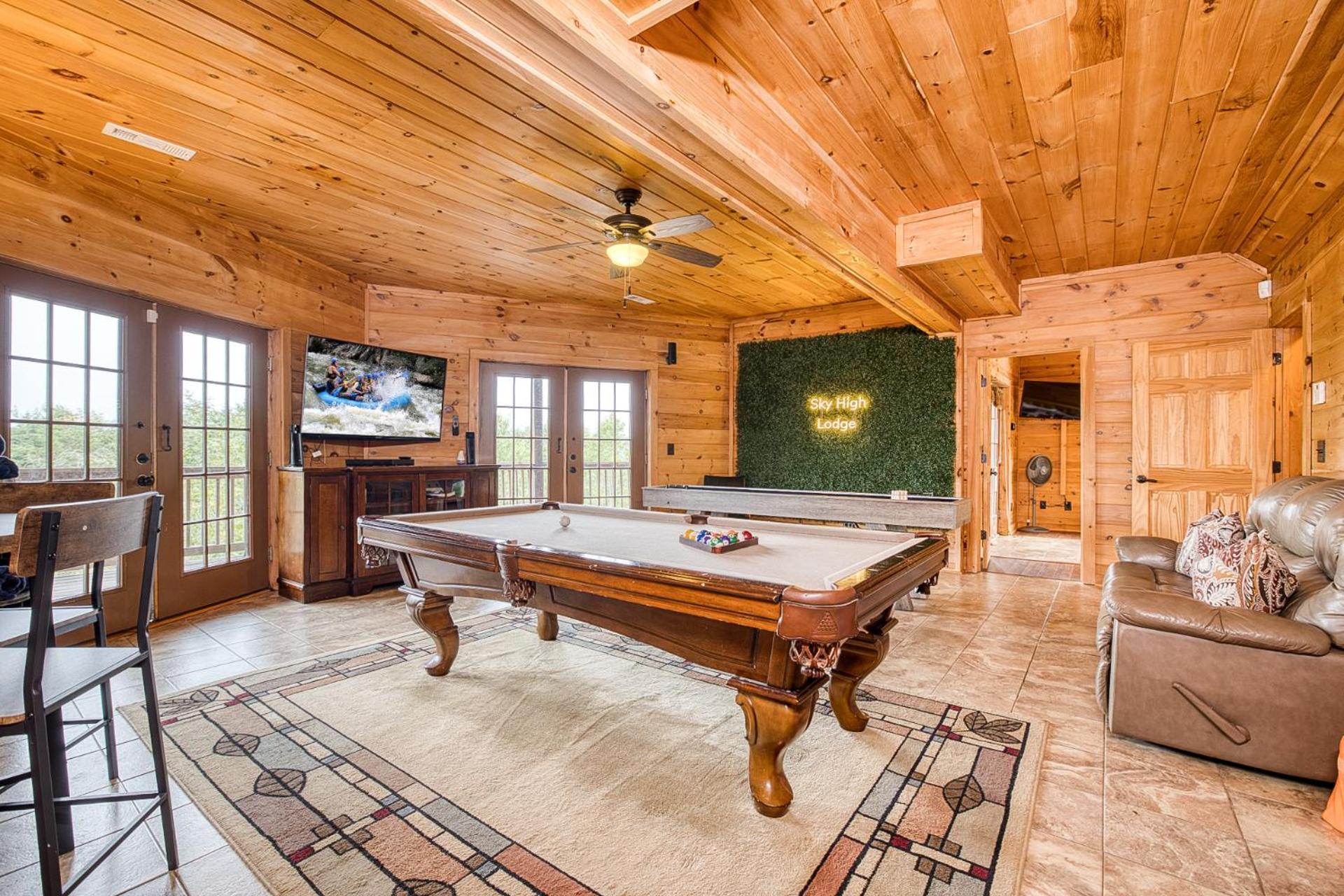 Sky High Lodge By Bk Stays. Large Cabin. Amazing Views. Game Room. Jacuzzi. Six Bedrooms. Sleeps 12 Blue Ridge Exteriör bild