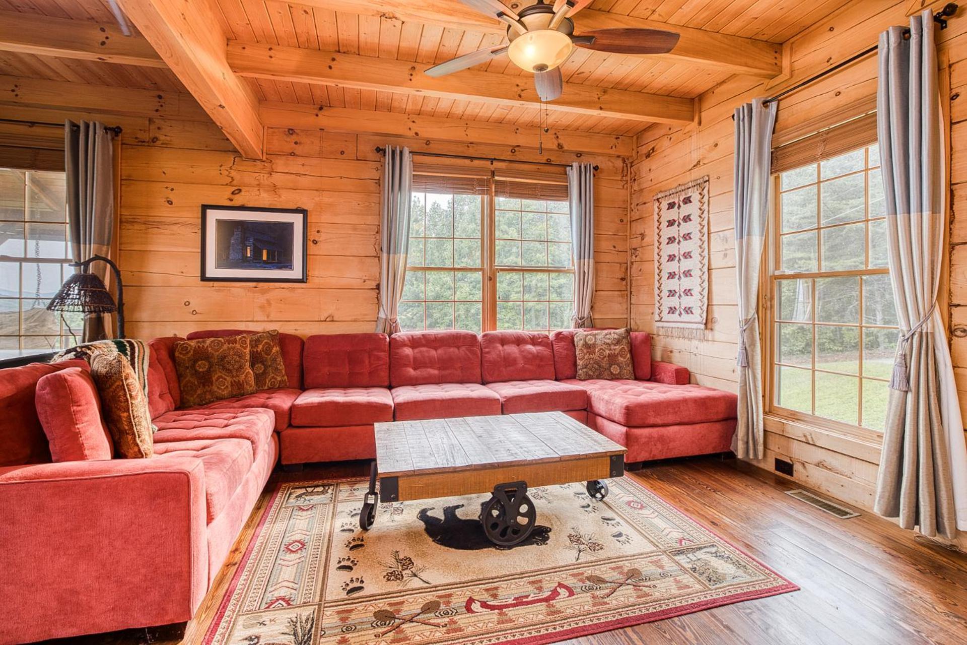 Sky High Lodge By Bk Stays. Large Cabin. Amazing Views. Game Room. Jacuzzi. Six Bedrooms. Sleeps 12 Blue Ridge Exteriör bild