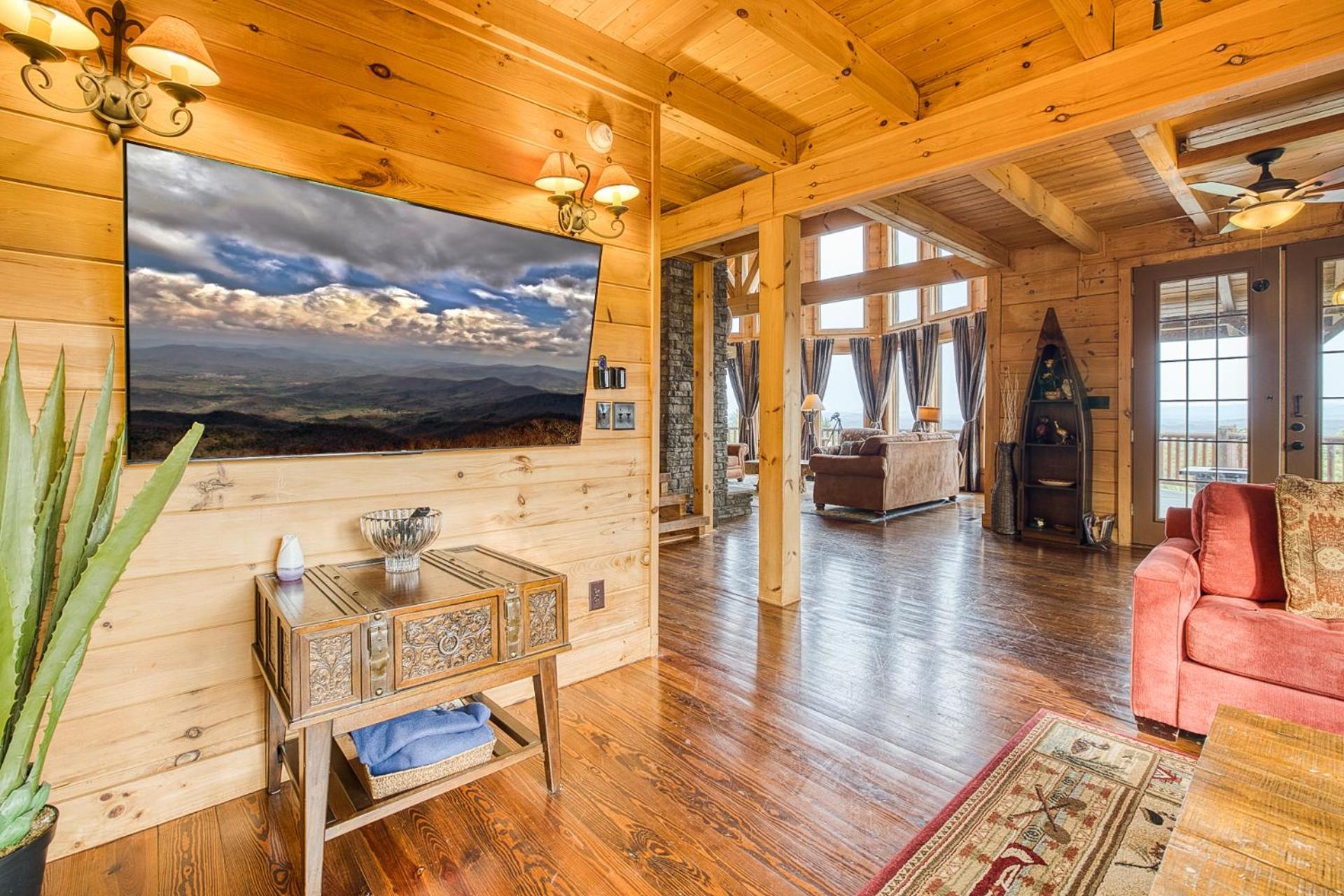 Sky High Lodge By Bk Stays. Large Cabin. Amazing Views. Game Room. Jacuzzi. Six Bedrooms. Sleeps 12 Blue Ridge Exteriör bild