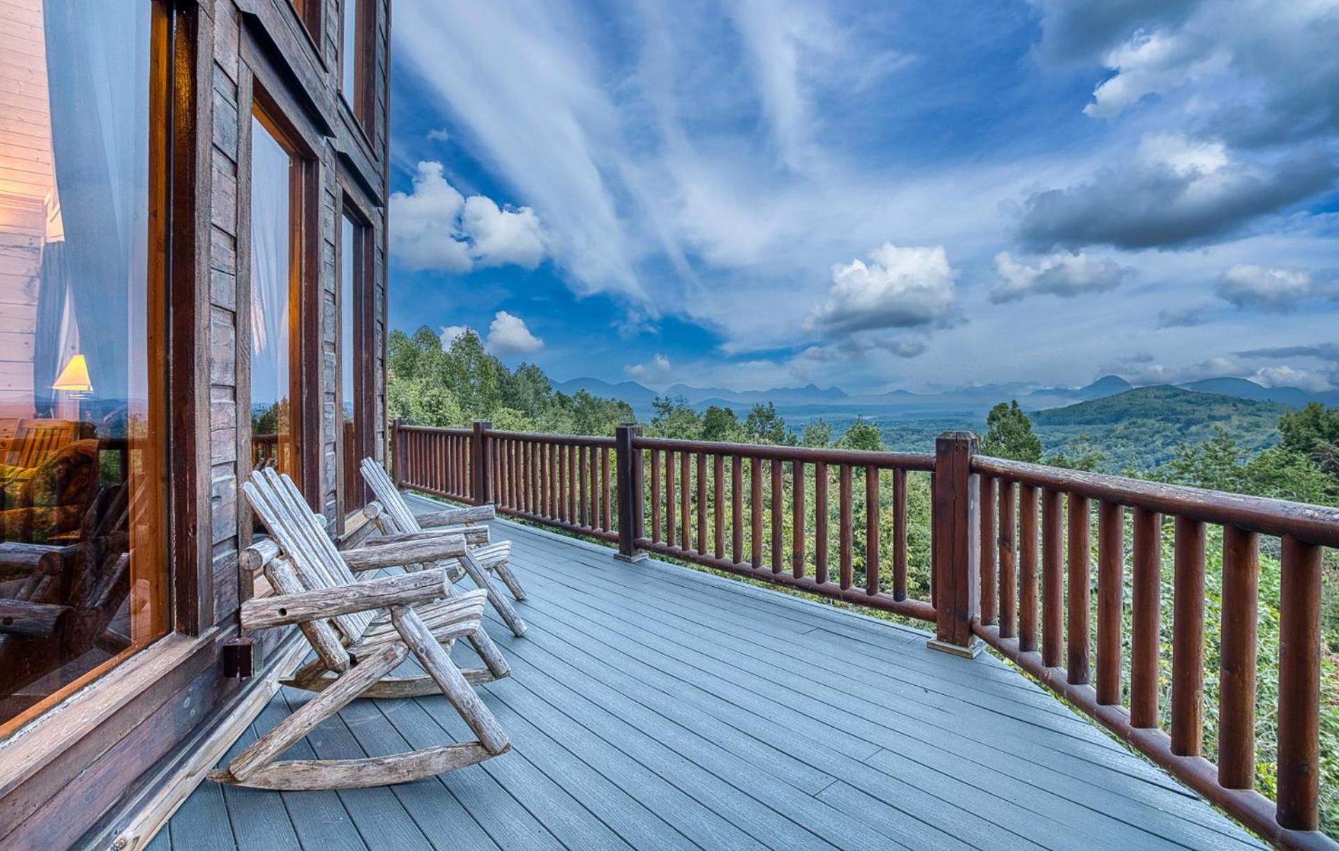 Sky High Lodge By Bk Stays. Large Cabin. Amazing Views. Game Room. Jacuzzi. Six Bedrooms. Sleeps 12 Blue Ridge Exteriör bild